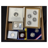 #3066 Lot of (9+) Commemorative Silver Coins incl Sea Animals #3066 Lot of (9+) Commemorative Silver Coins incl Sea Animals