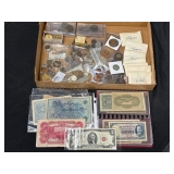 #3072 Foreign Coin Lot icnl. Bills, Coins, etc. #3072 Foreign Coin Lot icnl. Bills, Coins, etc.