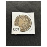 #3085 1880 Morgan Silver Dollar Carson City (Wrong Sticker #) #3085 1880 Morgan Silver Dollar Carson City (Wrong Sticker #)