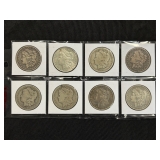 #3097 (8) Morgan silver dollars years incl. (2) 1890, (5) 1891, 1892 #3097 (8) Morgan silver dollars years incl. (2) 1890, (5) 1891, 1892