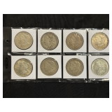 #3106 (8) Morgan silver dollars years incl. 1921 #3106 (8) Morgan silver dollars years incl. 1921
