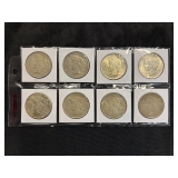 #3115 (8) Peace silver dollars years incl. 1922 #3115 (8) Peace silver dollars years incl. 1922