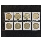 #3118 (8) Peace silver dollars years incl. 1922 #3118 (8) Peace silver dollars years incl. 1922