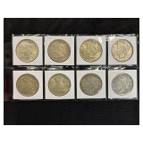 #3124 (8) Peace silver dollars years incl. 1923 #3124 (8) Peace silver dollars years incl. 1923
