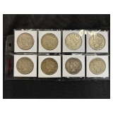 #3133 (8) Peace silver dollars years incl. 1928, (7) 1934 #3133 (8) Peace silver dollars years incl. 1928, (7) 1934