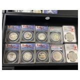 #3159 (10) Canadian first day issue silver 10 & 5 dollar coins #3159 (10) Canadian first day issue silver 10 & 5 dollar coins