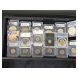 #3181 Graded coin Lot #1 incl. New Jersey Hoard, Austin Hutto, JFK, etc, #3181 Graded coin Lot #1 incl. New Jersey Hoard, Austin Hutto, JFK, etc,