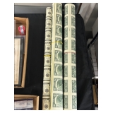 #3188 Sheets of uncut US Bills incl. $1, $2, & $5 #3188 Sheets of uncut US Bills incl. $1, $2, & $5