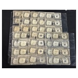 #3173 Large Bill Lot #2- Mostly $1 Silver Certificates, etc. #3173 Large Bill Lot #2- Mostly $1 Silver Certificates, etc.