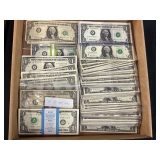 #3176 Massive US $1 Bill Lot Mostly Green Stamp #3176 Massive US $1 Bill Lot Mostly Green Stamp