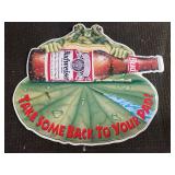 “Take some back to your pad” Budweiser Sign “Take some back to your pad” Budweiser Sign