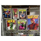 2828 - Marvel Mini-Busts w/ Green Goblin, Scarlet Witch, and Thanos 2828 - Marvel Mini-Busts w/ Green Goblin, Scarlet Witch, and Thanos