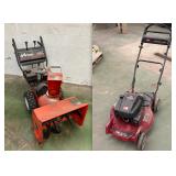 Lot #80 Ariens ST824 Snow Blower & Toro Lawn Mower