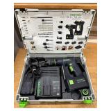 Lot #40 Festool C12 Cordless Drill Set