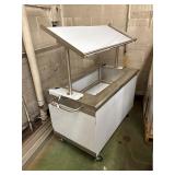 Lot #153 Rolling Servers Cart