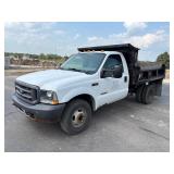 Lot #21 2003 Ford F350 XL 2x4 Dump Truck- 34k