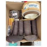 Lot # 108 Box of New Sanding Materials