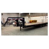 Lot #24 2003 Hillsboro Flat Bed Gooseneck Trailer