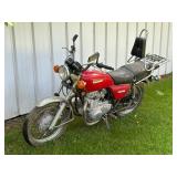 Kawasaki KZ 440 with 7261 miles parallel, twin motor   