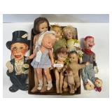 3007 - Assorted Dolls w/ Charlie McCarthy Stand Up and Howdy Doody
