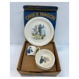 Hopalong Cassidy Chuck Wagon Dish Set Hopalong Cassidy Chuck Wagon Dish Set