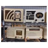 White Plastic Art Deco Radios- Some Restored White Plastic Art Deco Radios- Some Restored
