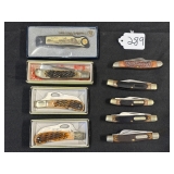 #289 Pocket Knife Lot #1 incl. Several Schrade Old Timers, (2) Sea Hawks,  Smith & Wesson, etc.