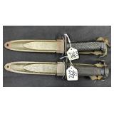 #292 (2) Vietnam Bayonets Marked