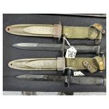 #292 (2) Vietnam Bayonets Marked