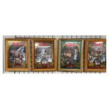 #358 Coors Beer Nature Series Mirror Set of 4 