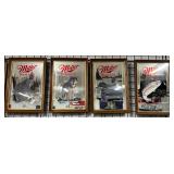 #367  Miller High Life- Michigan Set of 4 incl Black Bear, Timber Wolf, Rainbow Trout