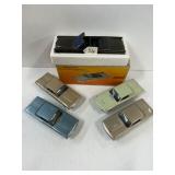 #56 Vintage Car Radios Lot # 1 incl. mostly Philco - Ford, Cadillac with box, etc.