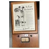 #78 RCA Victor Dealer Advertising Radio Display Viking Model # 1U51-E3 Serial #39142 Deilcraft Fine