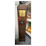 #109 Crowley ( The Oracle) Grandfather Clock Radio 
