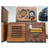 #119 Lot of 2  Coronado Tabletop Radios 