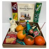 #150 Lot of Novelty Radios Incl. Tropicana, Kool Aid Burst, 7Up, Mellow Yellow, King Kola etc.