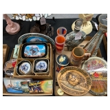 #50 2 Boxes of World Fair and Advertising related incl. trays, Century of Progress, etc.