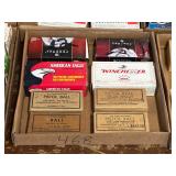 #468 (4) Boxes of 45 M1911, 44 REM MAG 240 grain, Winchester 45 auto 230 grain, Federal, etc.