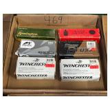 #469 9MMM lot including Winchester, NATO, Blazer Brass 9 mm Luger 115, 44 REM MAG etc. 