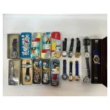 Large Assortment of NIB Disney Wrist Watches Incl. Mickey Mouse & Donald Duck Large Assortment of NIB Disney Wrist Watches Incl. Mickey Mouse & Donald Duck