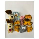 Assortment of Garfield Character Plush Toys Assortment of Garfield Character Plush Toys
