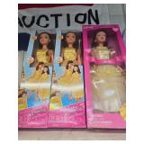 NIB Disney Princess Belle Dolls NIB Disney Princess Belle Dolls