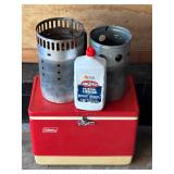 Charcoal Accessories, Coleman Cooler, etc. Charcoal Accessories, Coleman Cooler, etc.