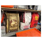 Grilling Accessories incl. several bags of Charcoal, etc. Grilling Accessories incl. several bags of Charcoal, etc.