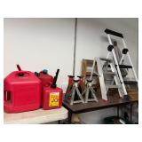 Gas Cans, Step Ladders, etc. Gas Cans, Step Ladders, etc.