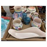 Hand painted Vases, Cups etc. Hand painted Vases, Cups etc.