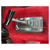 #6B&M shifter, front bench seat, reupholstered, 