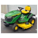 Like New John Deere S240 Lawn Tractor with 48” Mowing Deck- 22 Hours