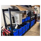 Metal Shelving with adjustable shelves