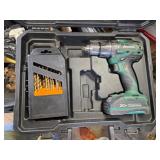 Masterforce battery op Drill with bits